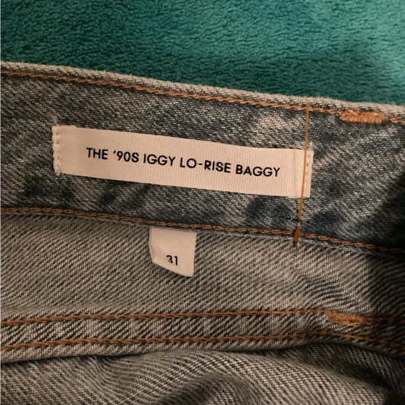 DENIM FORUM 90’s IGGY LO-RISE BAGGY JEANS SZ 31 - Picture 6 of 10